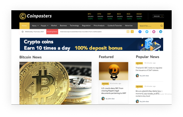 Coinposters | Cryptocurrency news | All about Cryptocurrency