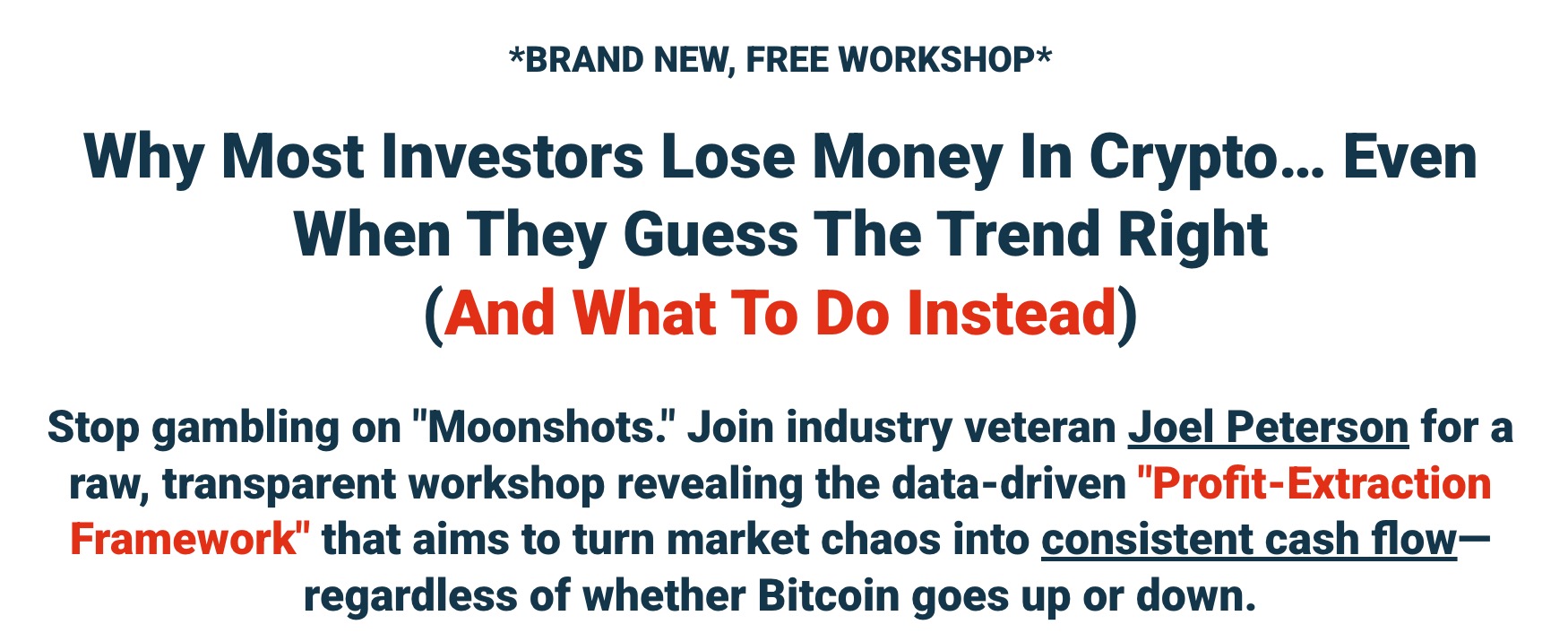 banner most investors lose
