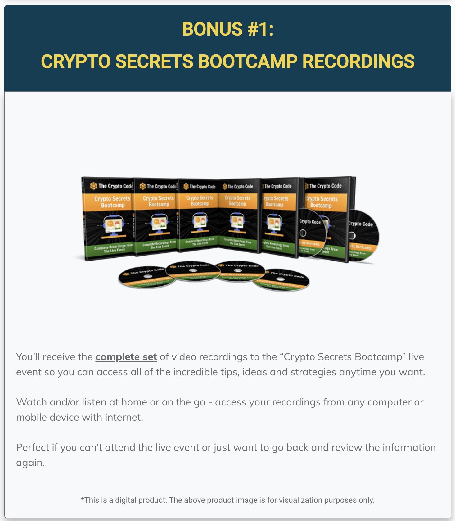 the crypto code whats included bonuses payment options8