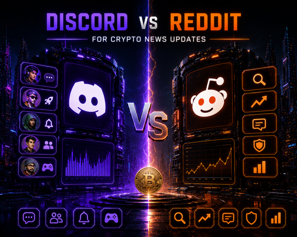 discord vs reddit for crypto news updates