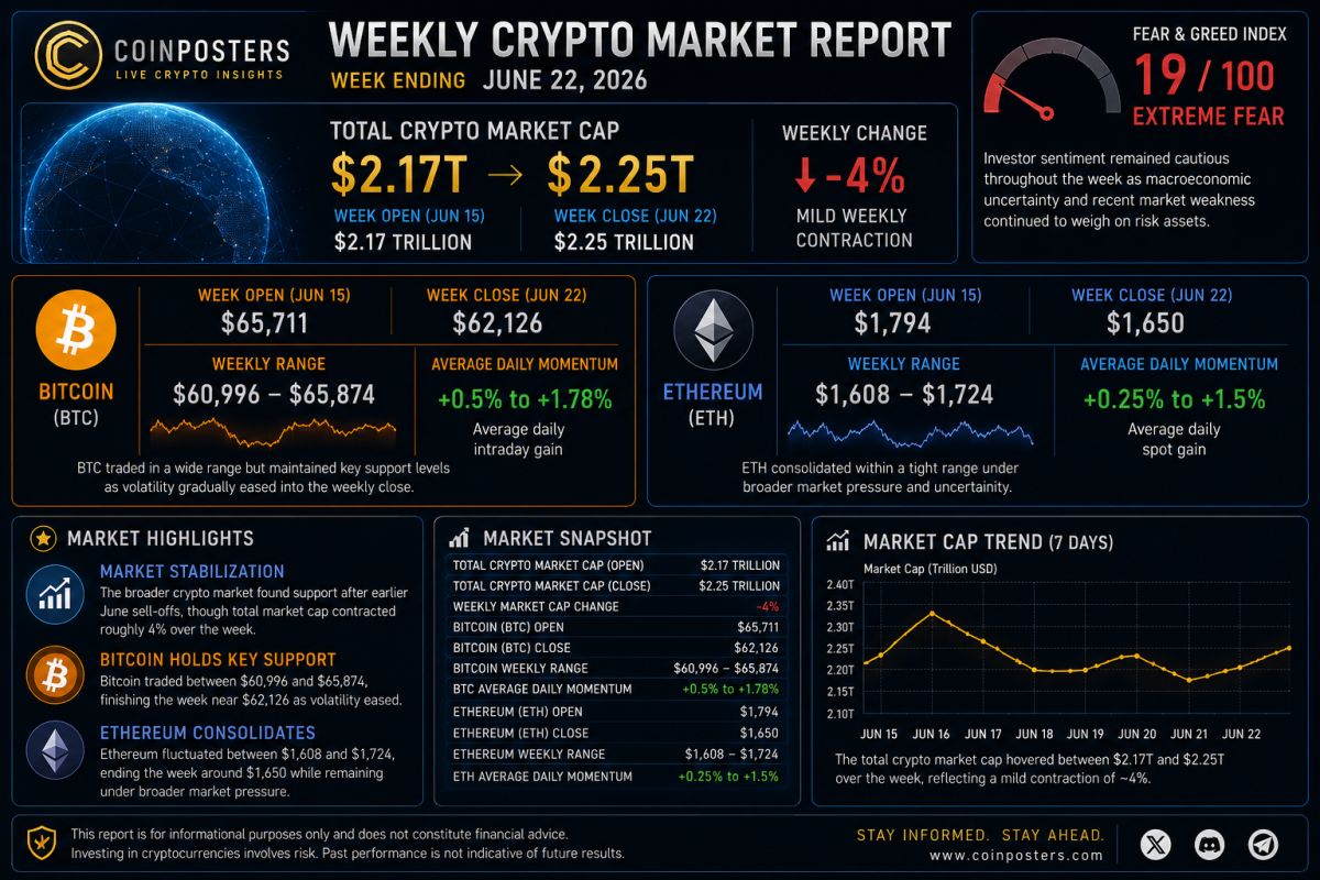 weekly crypto market report