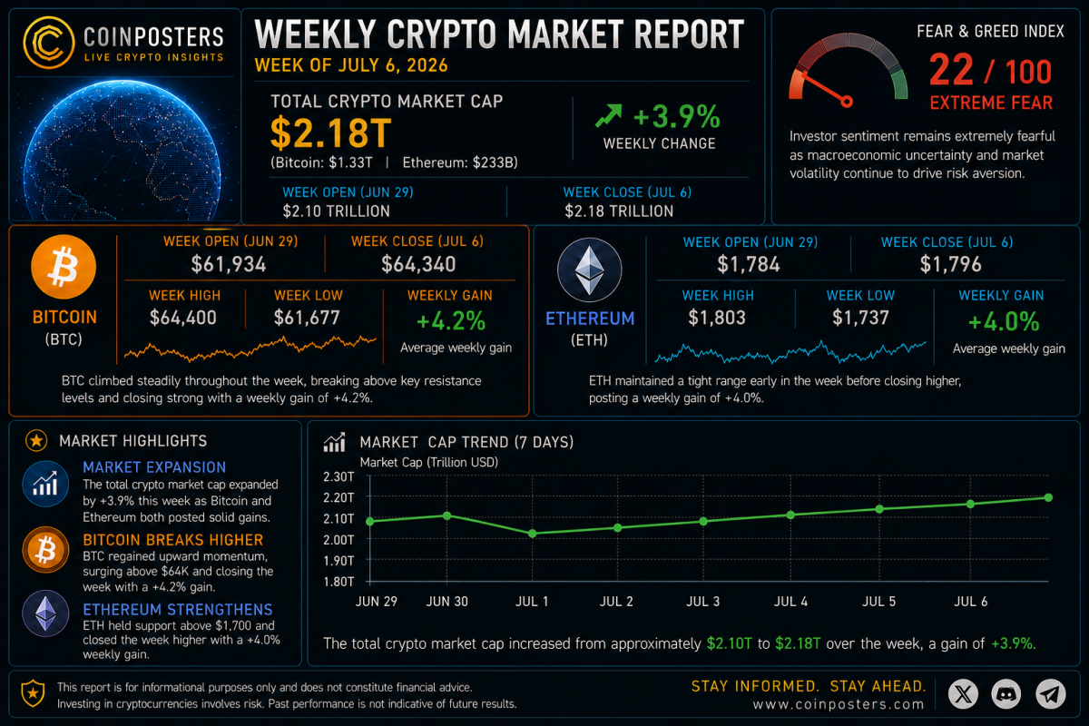 crypto market report July 6 2026