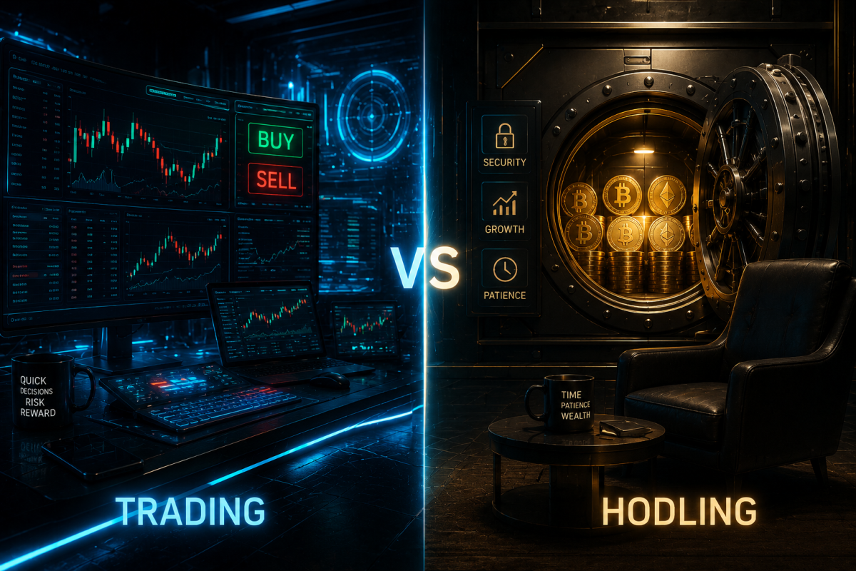 HOLDing vs trading crypto