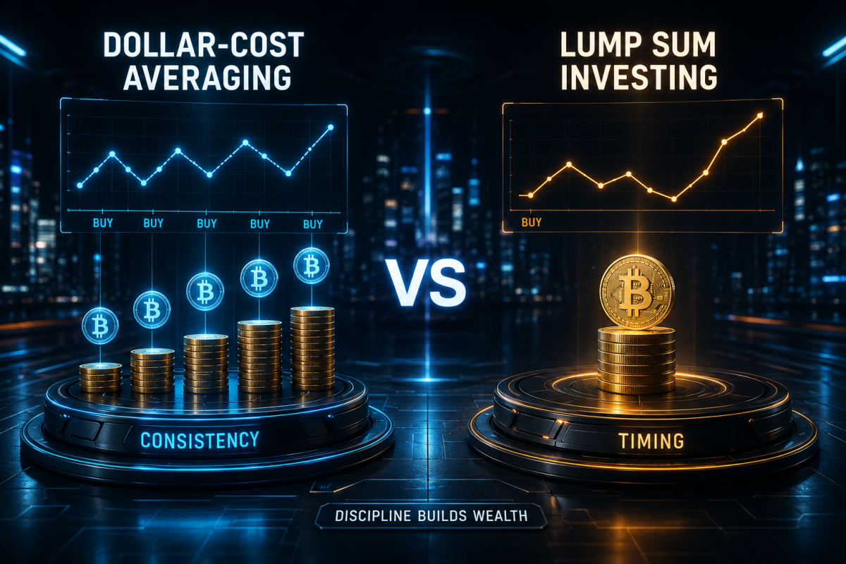 dollar cost averaging vs lump sum crypto investing
