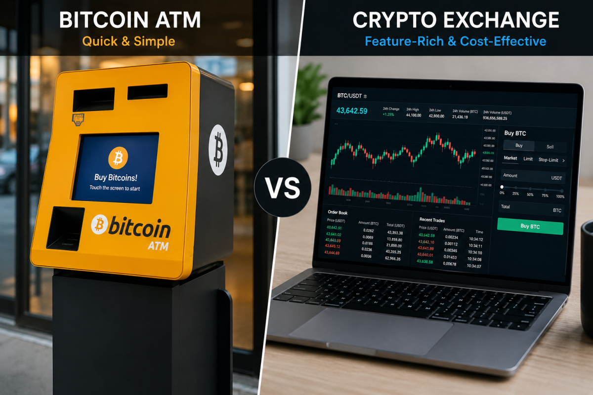 bitcoin ATM vs crypto exchange